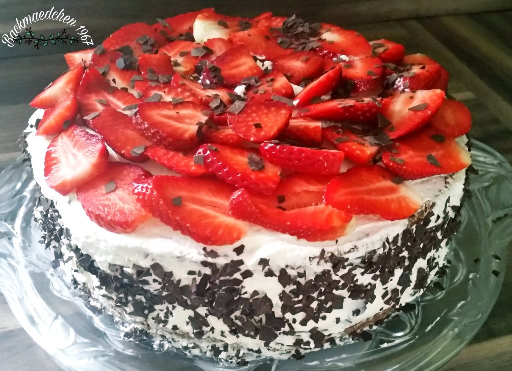 Erdbeersahnetorte - Backmaedchen 1967