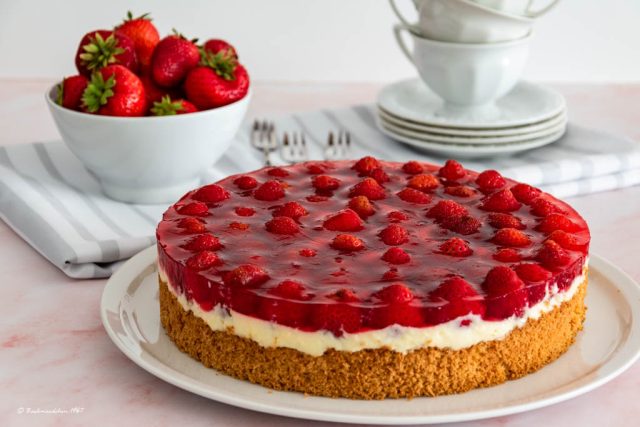 Erdbeerkuchen