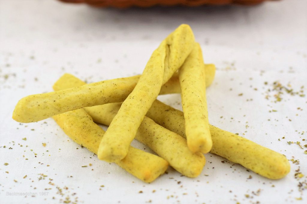 knusprige Kräuterbrot-Sticks