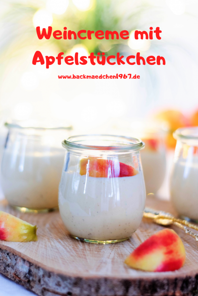 Weincreme mit Apfelstückchen – Backmaedchen 1967