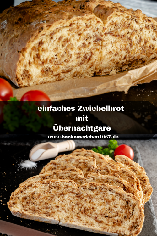 einfaches Zwiebelbrot mit Übernachtgare