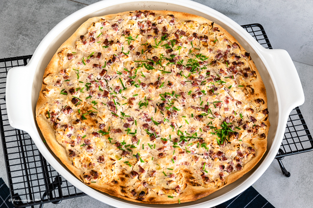 Elsässer Flammkuchen