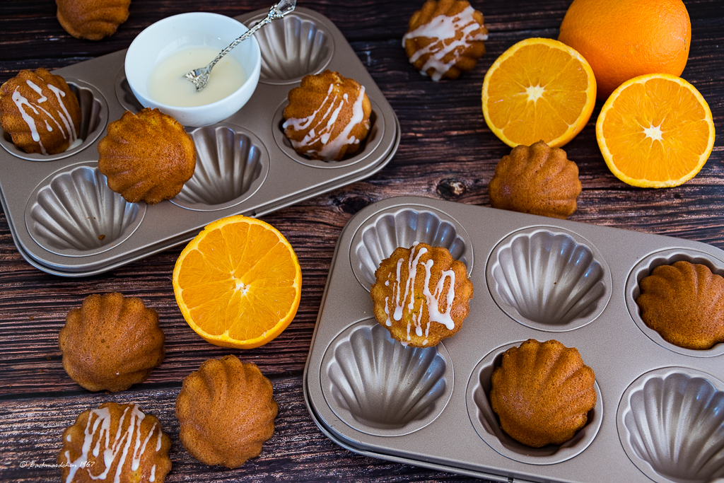 Madeleines mit Orange