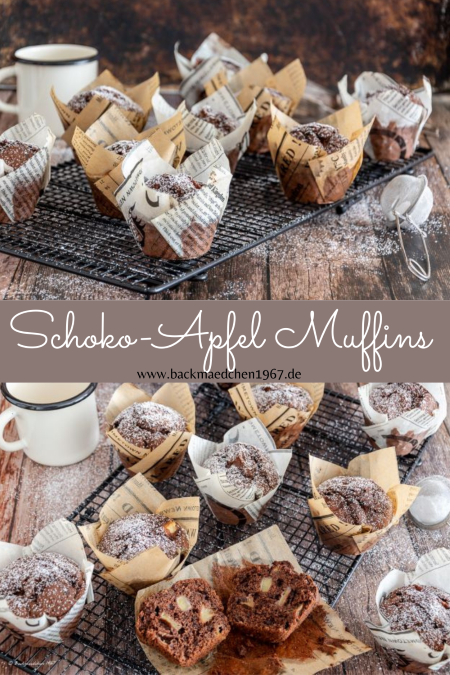 Schoko-Apfel Muffins