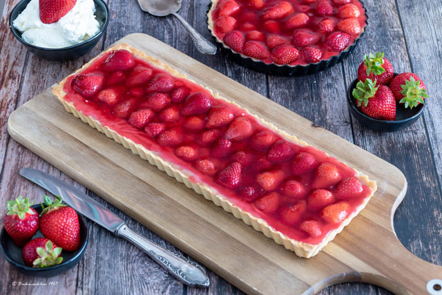 Erdbeerpudding Tarte