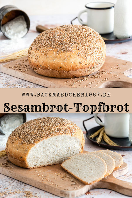 Sesambrot-Topfbrot