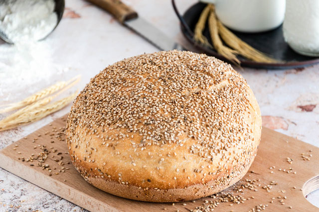 Sesambrot/Topfbrot