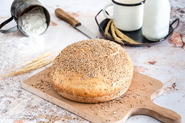 Sesambrot/Topfbrot