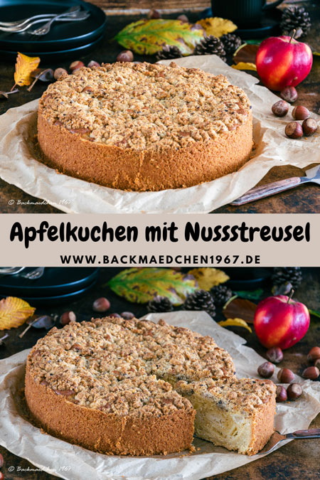 Apfelkuchen mit Nussstreusel