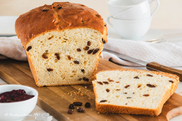 Rosinenbrot-Rosinenstuten