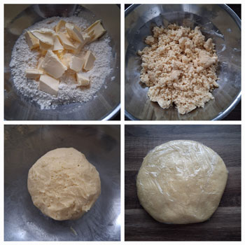 Zubereitung-Teig-Apfel-Birnen-Pie